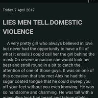 Article written by me on domestic violence