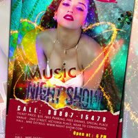 Night show flyer 