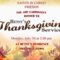 Betsy's Thanksgiving Invitation