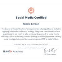 Social Media Marketing Certificate