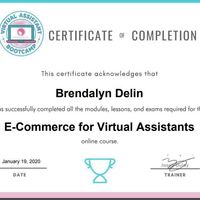 E-ommerce Certificate