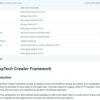 DeepTech Crawler Framework