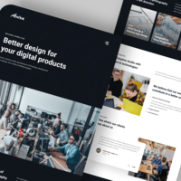 Avira - Design Studio Landing Page Explore