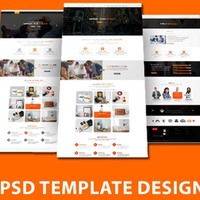 PSD  Web Template Design