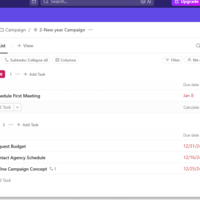 Click up Spaces