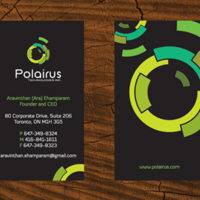 Polarius Business card design