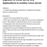 Server Migration