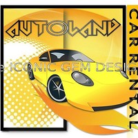 sample car rental logo