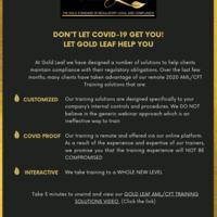Gold Leaf AML Flyer
