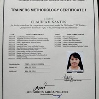 Trainers Methodology Cert
