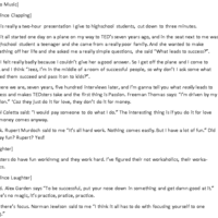 Transcribing.