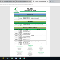 Project management sample