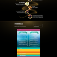 Party house site (html, css, Photoshop) - 2015