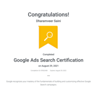 Google Ads Search Certification