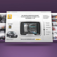 Renault activation site and storyboard