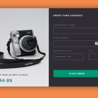 ReactJS Checkout Form