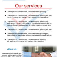 corporate flyer