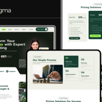 Figma Project Web Design (Business Consulting Website)