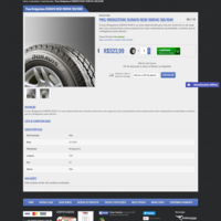 Ecommerce Tire Store Product Page