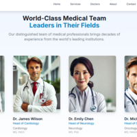 Health center Website