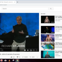 Transcribed video of Richard St. John's TED Talk