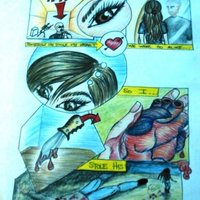 Illustration - Colored pencils over bond paper