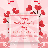 Valentine's Day Celebration Social Media Post