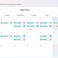 Content Planner Facebook and Instagram