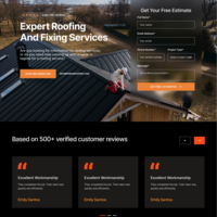 Build Website for Roofing Company