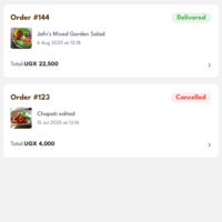 Cafe Jaf'n -- Food ordering and delivery app for a cafe. 