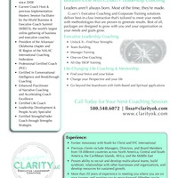 Clarity, LLC Brochure pg2