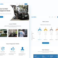 Landing Page for Carwash Startup