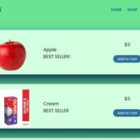 Static Wesite for Grocery Store(Products Page)
