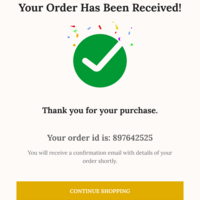 order confirmation screen ui