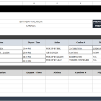 TRAVEL ITINERARY 