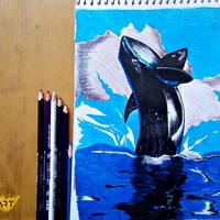 Diving Ocean Orca (#SyedArt)