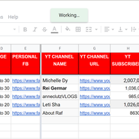 Youtube Influencer Research
