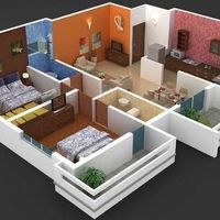 3d view flat