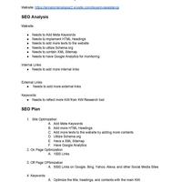 SEOAssessent Analysis and Plan-p1