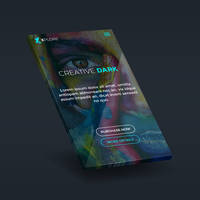 Xplore Creative Dark Mobile Theme
