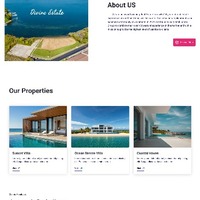 Real estate landing page