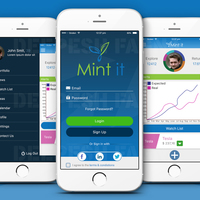iPhone app UI