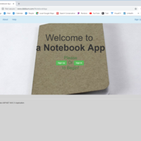 Notebook App at www.dsbburn.com\notebook