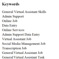 Keyword research