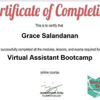 Certificate from line course