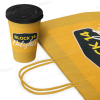 Product Label - Cup and Paper Bag