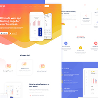 App landing page