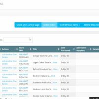 Product Listing using Sku Fetch