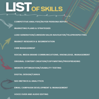 List of my skills