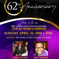 Church Anniversary Flyer